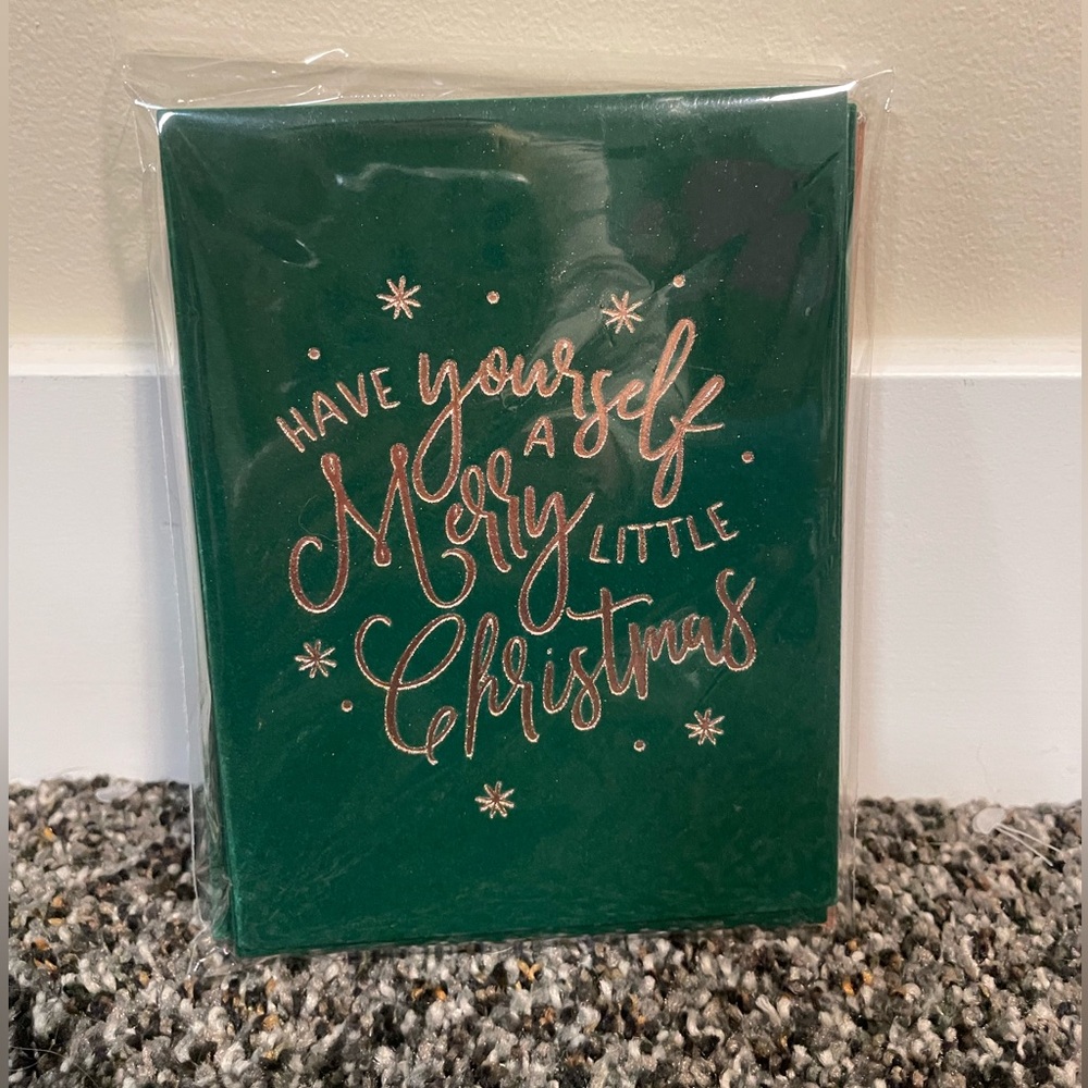 Flocked Christmas Cards